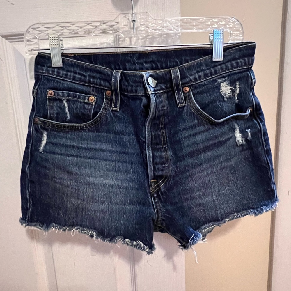 Denim Distressed Women's Shorts